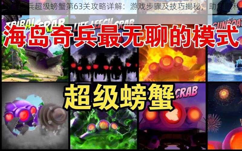 海岛奇兵超级螃蟹第63关攻略详解：游戏步骤及技巧揭秘，助您顺利过关