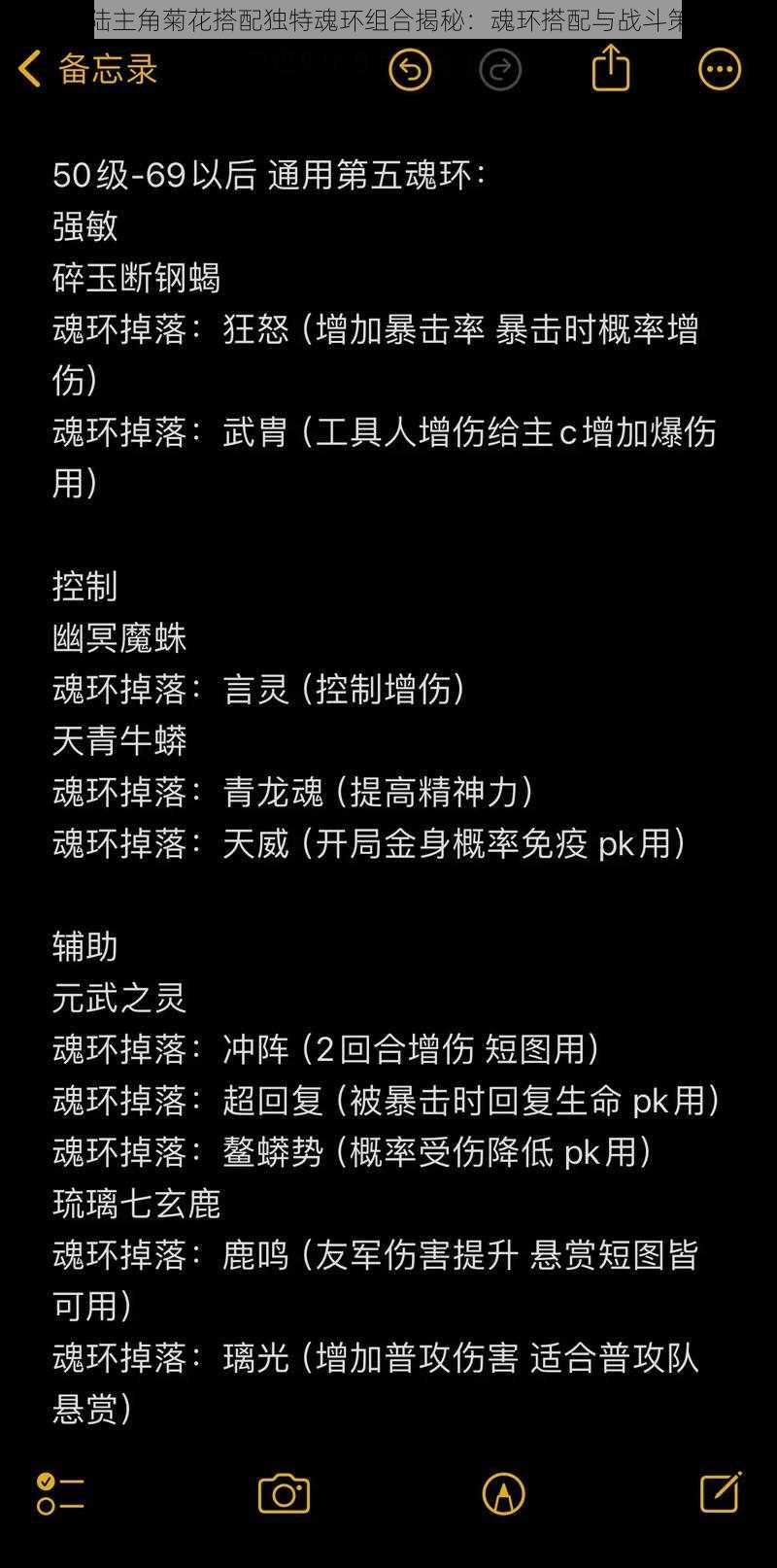 斗罗大陆主角菊花搭配独特魂环组合揭秘：魂环搭配与战斗策略探究