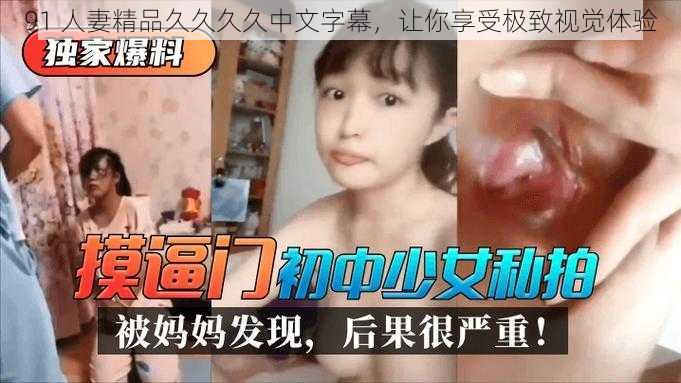 91 人妻精品久久久久中文字幕，让你享受极致视觉体验