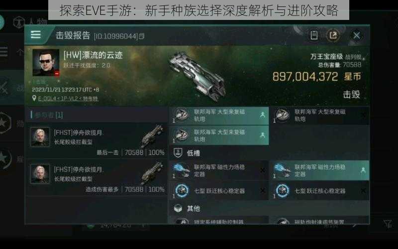 探索EVE手游：新手种族选择深度解析与进阶攻略