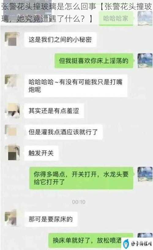 张警花头撞玻璃是怎么回事【张警花头撞玻璃，她究竟遭遇了什么？】