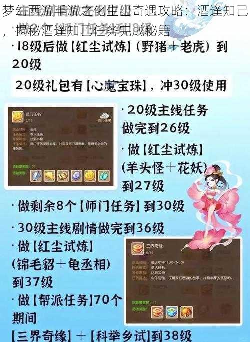 梦幻西游手游之化生出奇遇攻略：酒逢知己，揭秘酒逢知已任务完成秘籍