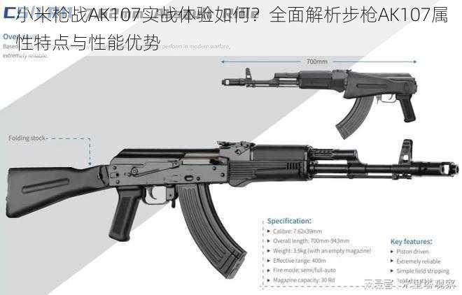 小米枪战AK107实战体验如何？全面解析步枪AK107属性特点与性能优势