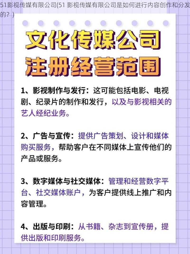 51影视传媒有限公司(51 影视传媒有限公司是如何进行内容创作和分发的？)