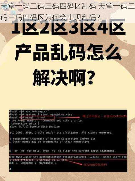 天堂一码二码三码四码区乱码 天堂一码二码三码四码区为何会出现乱码？