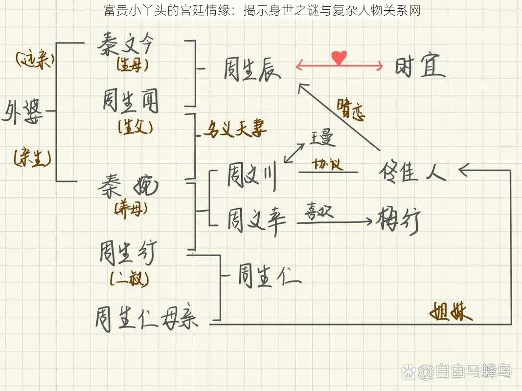 富贵小丫头的宫廷情缘：揭示身世之谜与复杂人物关系网