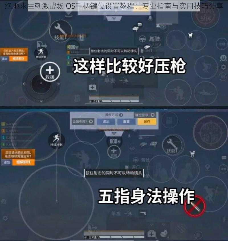 绝地求生刺激战场IOS手柄键位设置教程：专业指南与实用技巧分享